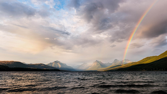 Lake McDonald Rainbow