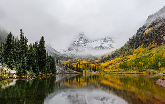 Maroon Bells Snow