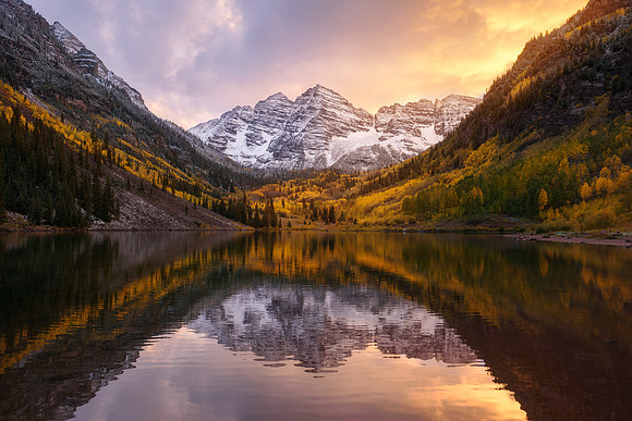 Maroon Bells Sunset